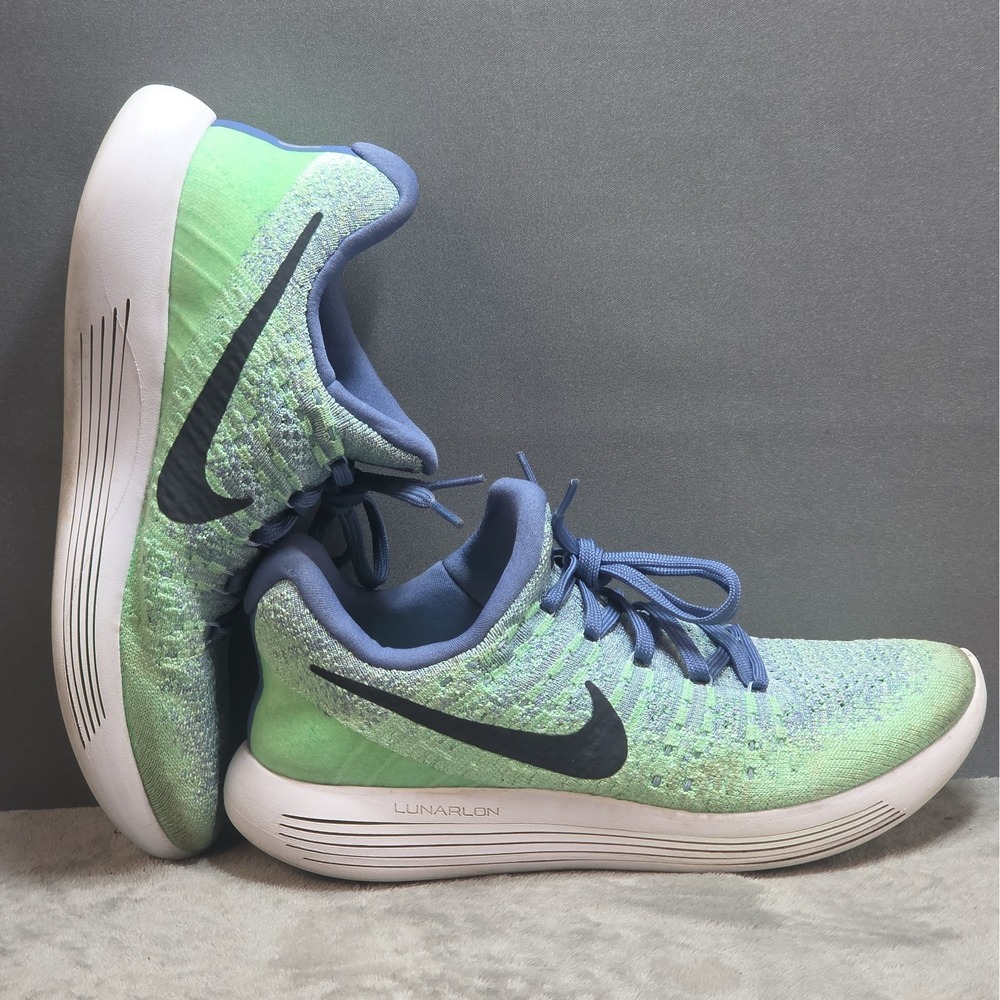 Size 8.5 - Nike Lunarepic Flyknit 2 Low Green W